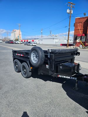 2022 5'x10' PJ Trailers 7K Tandem Axle Dump Trailer 