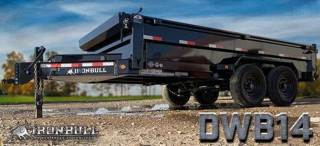 2024 Iron Bull 12'x7' Tandem Axle 14K Dump Trailer