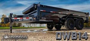 2024 Iron Bull 14'x7' Tandem Axle Dum Trailer