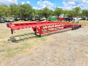 50' Car Hauler 3- 7k Axles Con Winch 14 Ply Tires