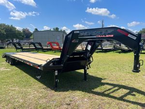 32' FHZ Gooseneck 2-10k Axles Mega Ramps