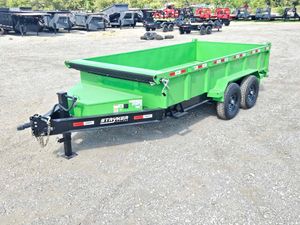 14' Dump Trailer 2ft Sides, (2) 7k Axles