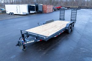 20' Equipment Trailer 16k GVWR HD Stand up Ramps