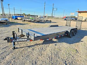 24' Equipment Trailer 14K GVWR Stand Up Ramps