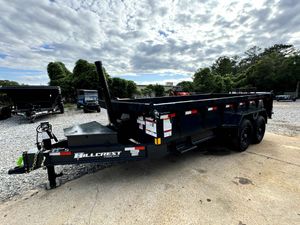 2025 Hillcrest 7x16 14k Dump Trailer